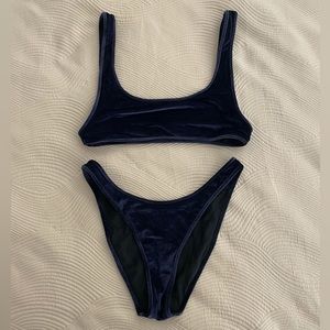 Triangl Blue Velvet Bikini